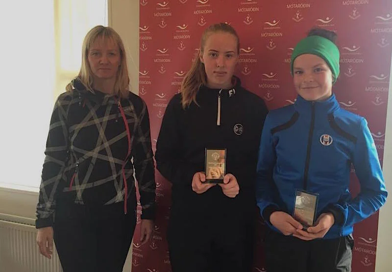 - Golfsamband Íslands Guðrún Hólmsteinsdóttir frá Íslandsbanka, Andrea Ýr Ásmundsdóttir og Hulda Clara Gestsdóttir. Á myndina vantar Kingu Korpak.