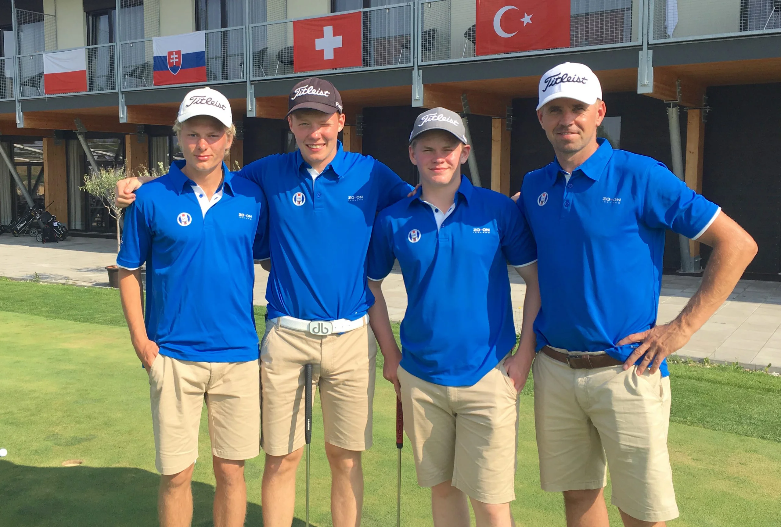 - Golfsamband Íslands Arnór Snær Guðmundsson, Fannar Steingrímsson, Hákon Örn Magnússon og Birgir Leifur Hafþórsson.