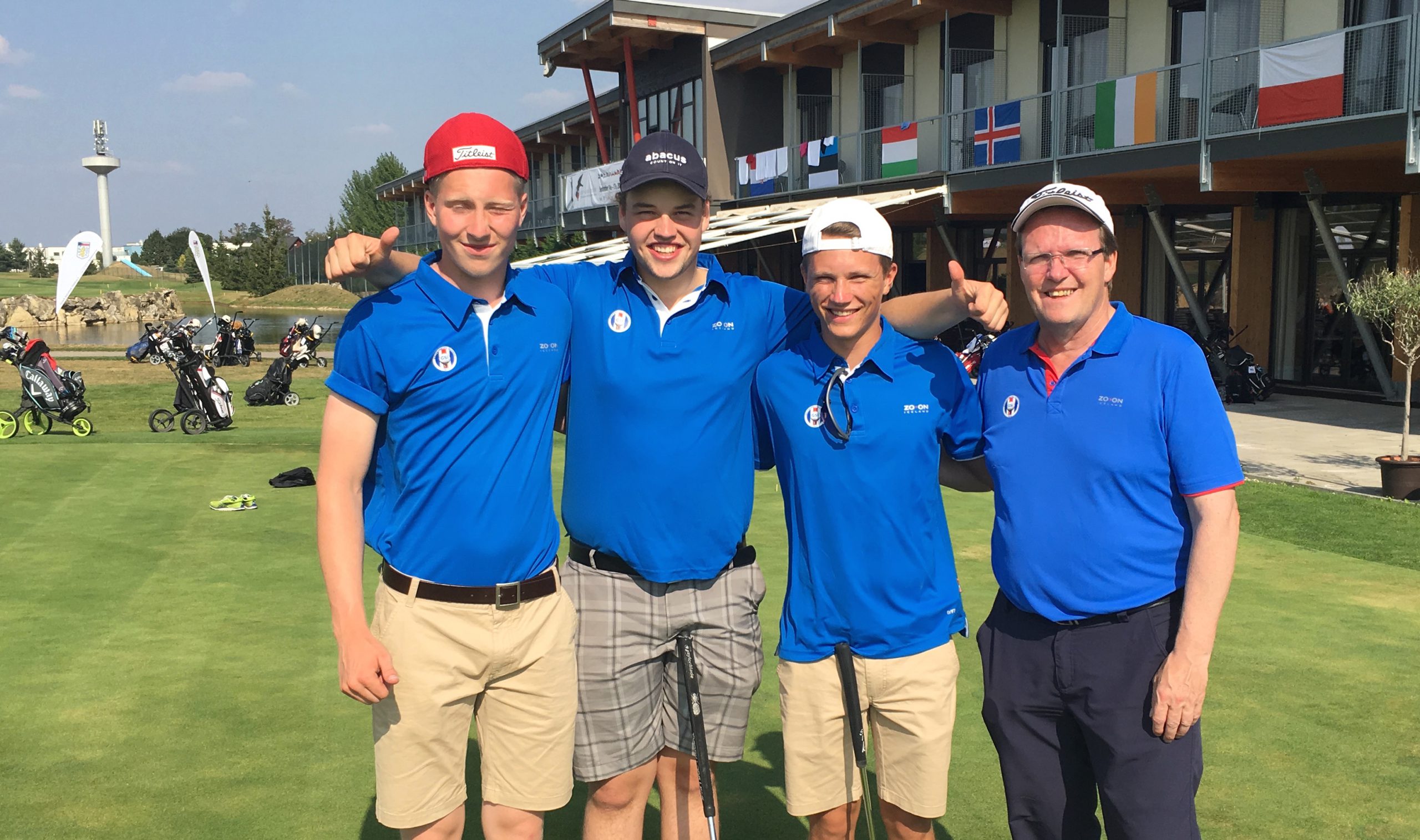 Kristján Benedikt Sveinsson, Henning Darri Þórðarson, Hlynur Bergsson og Ragnar Ólafsson. 