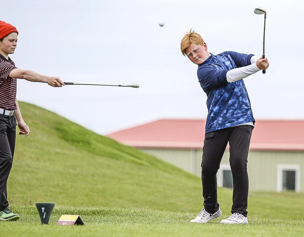 - Golfsamband Íslands Sigurður Arnar Garðarsson, GKG og Sveinn Andri Sigurpálsson, GM til vinstri.