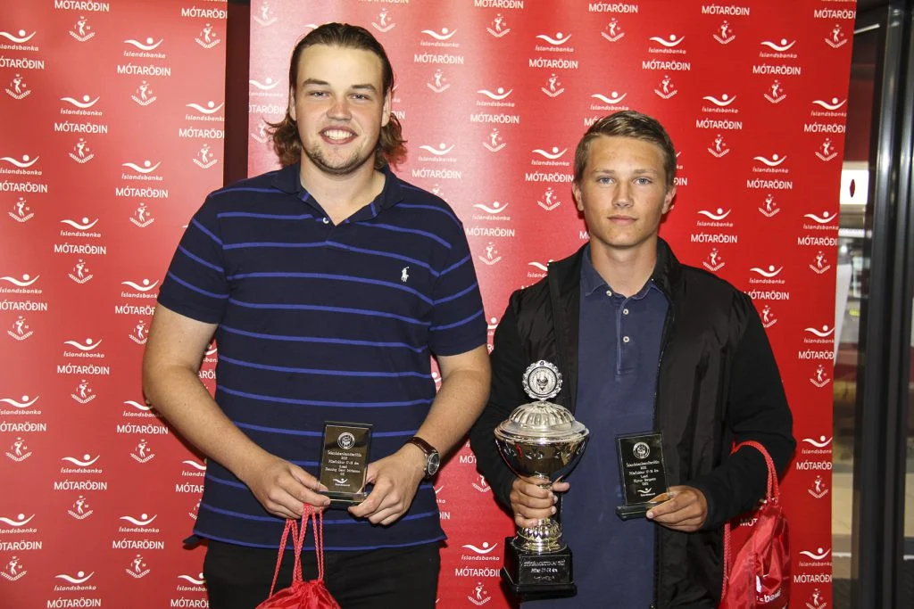 - Golfsamband Íslands Henning Darri og Hlynur. Mynd/seth@golf.is