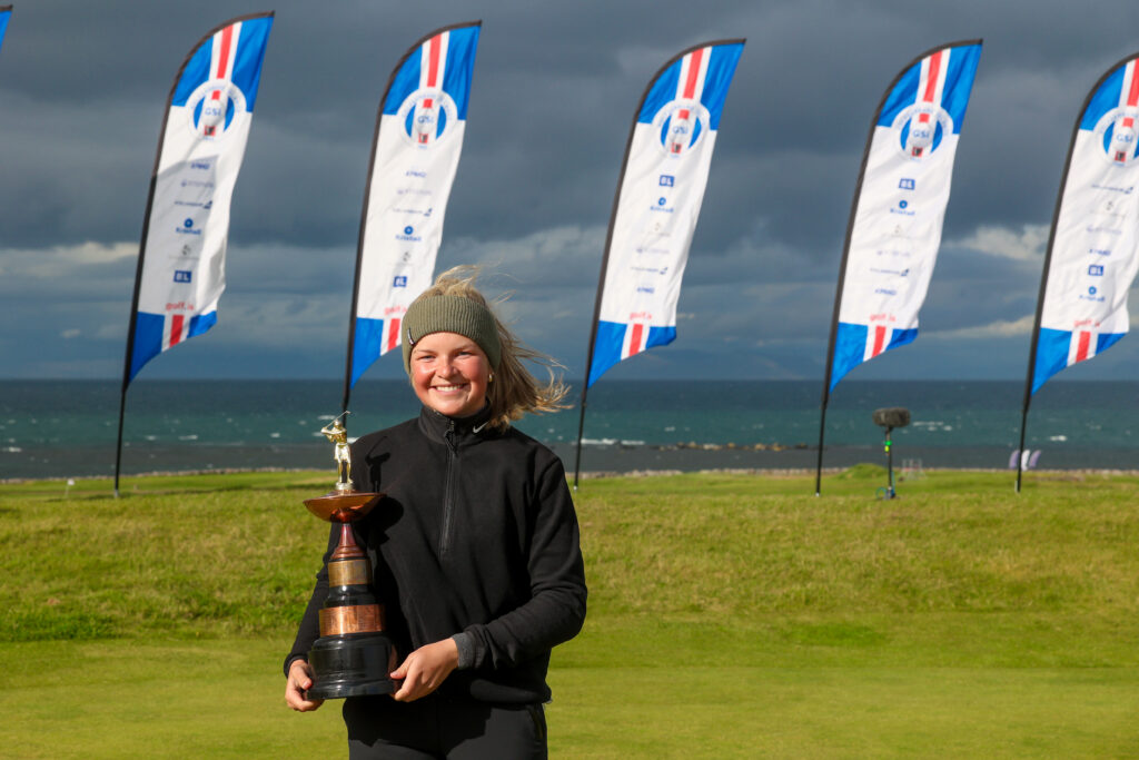 Hulda Clara keppir í úrslitum á svæðismótum háskólagolfsins