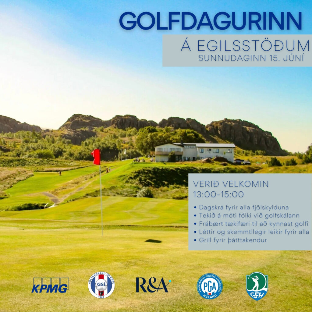 Golfdagurinn á Egilsstöðum fer fram sunnudaginn 15. júní