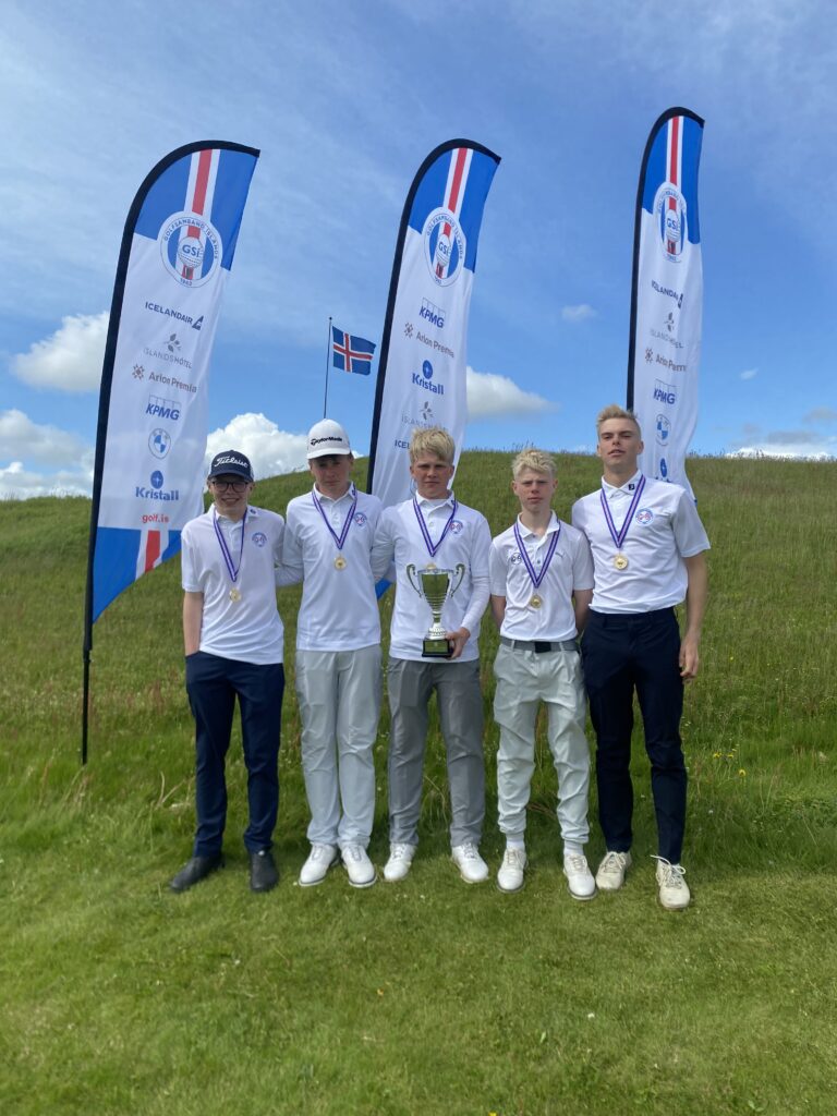 Íslandsmót golfklúbba – GA Íslandsmeistari í piltaflokki 16 ára og yngri