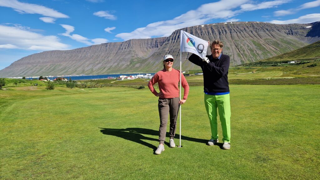Magnús og Guðrún hafa leikið alla golfvelli landsins