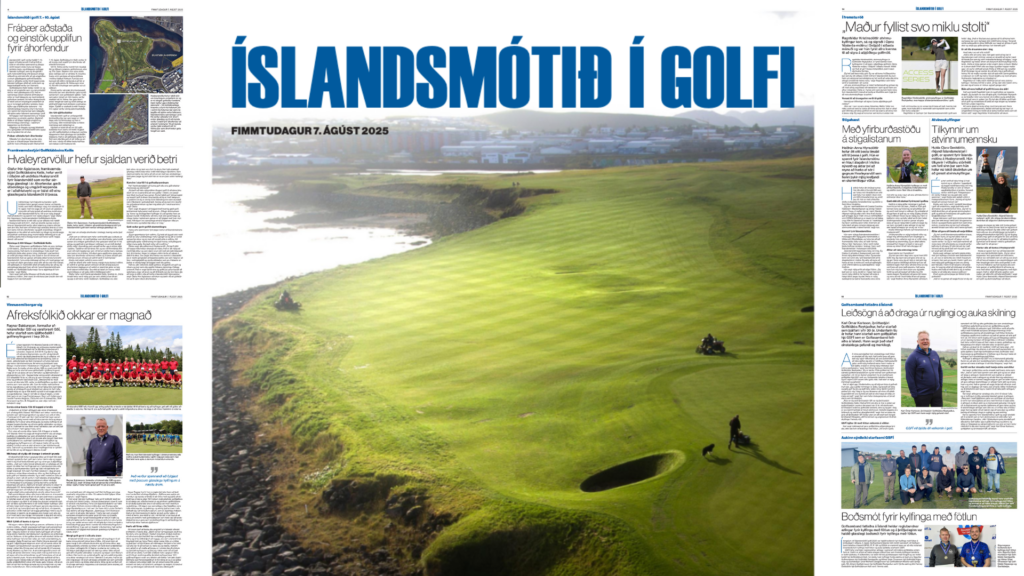 Lestu Íslandsmótsblaðið á golf.is