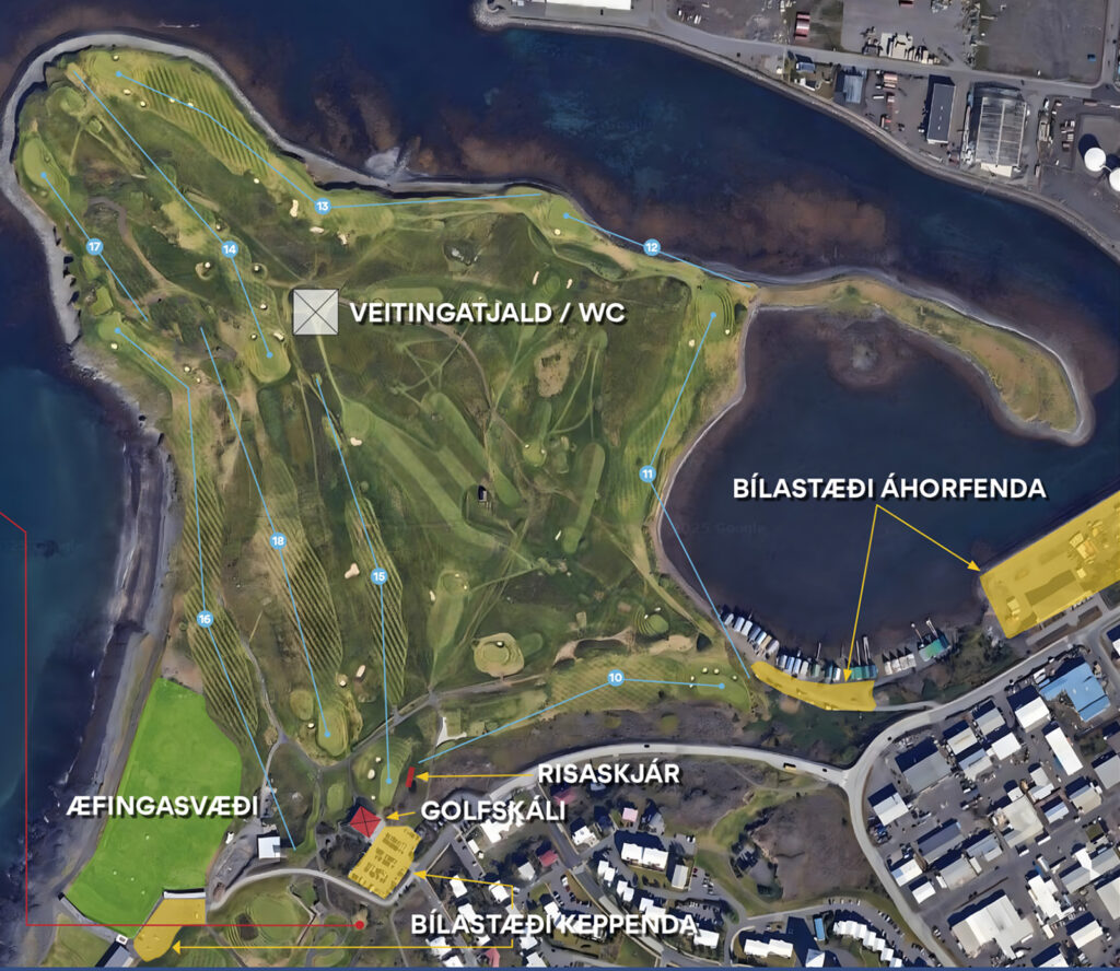Frábær aðstaða fyrir áhorfendur Íslandsmótsins 2025