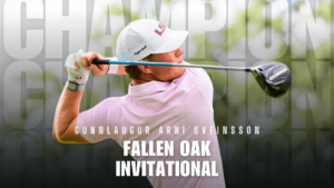 Black White Football Sports Poster 5 - Golfsamband Íslands