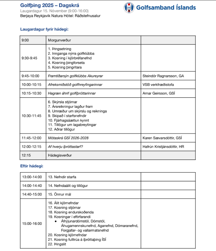 image - Golfsamband Íslands