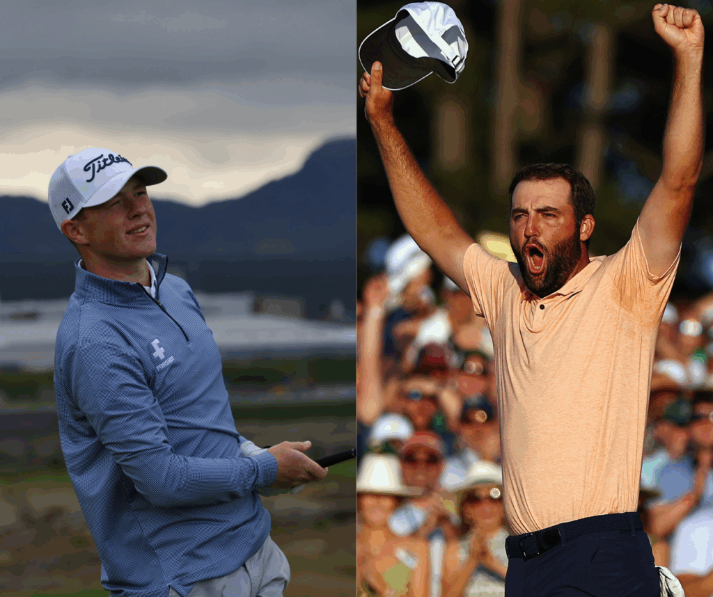 Gunnlaugur Árni og Scottie Scheffler hjá sömu umboðsskrifstofu