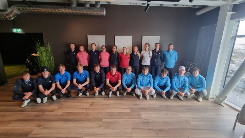 Landsliðið æfði við frábærar aðstæður