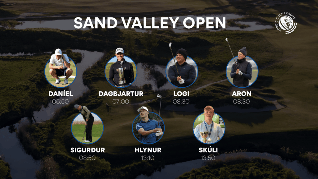 Sjö íslenskir kylfingar á Nordic Golf League móti í Póllandi