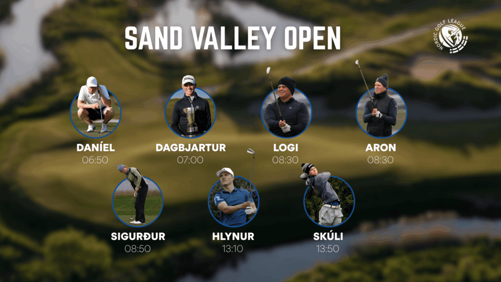 Sjö íslenskir kylfingar á Nordic Golf League móti í Póllandi