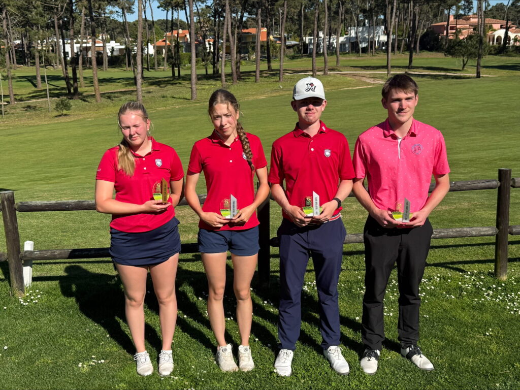 Landsliðskylfingar vinna til verðlauna í Portúgal