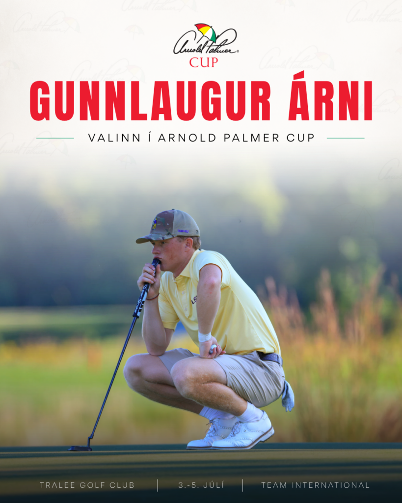 Gunnlaugur Árni aftur valinn í Arnold Palmer Cup