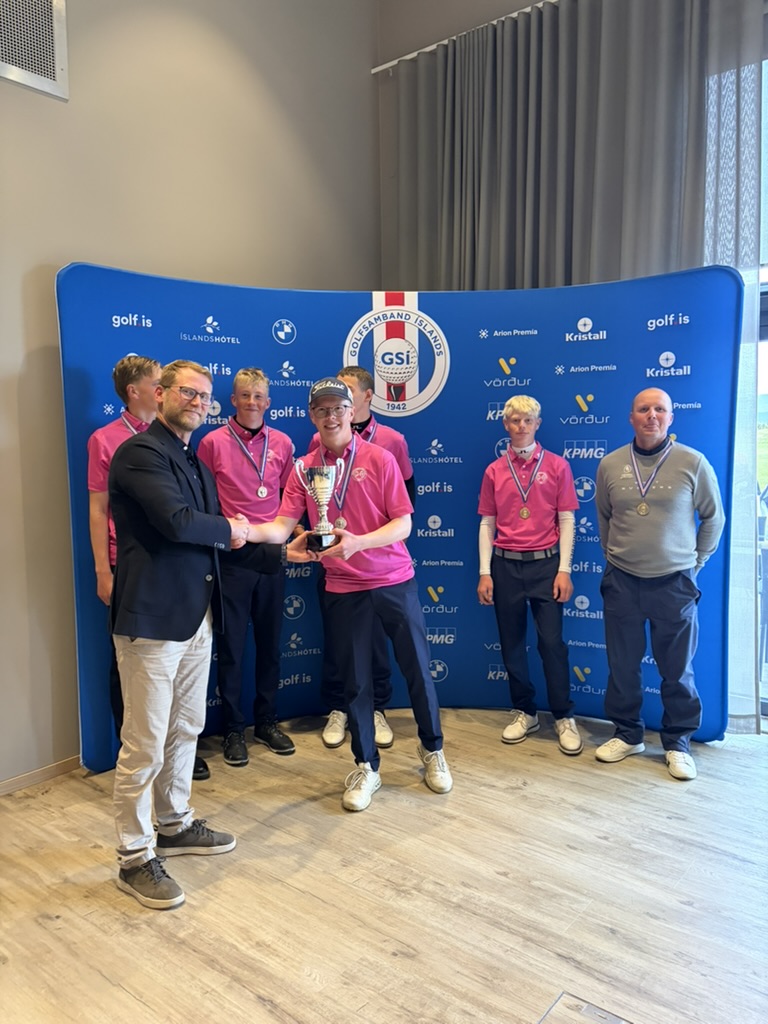 Íslandsmót golfklúbba - GA vann í flokki 16 ára og yngri pilta