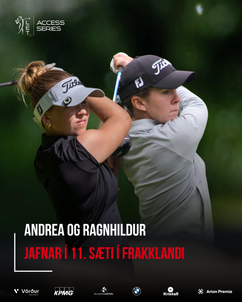 Andrea og Ragnhildur enduðu jafnar í ellefta sæti
