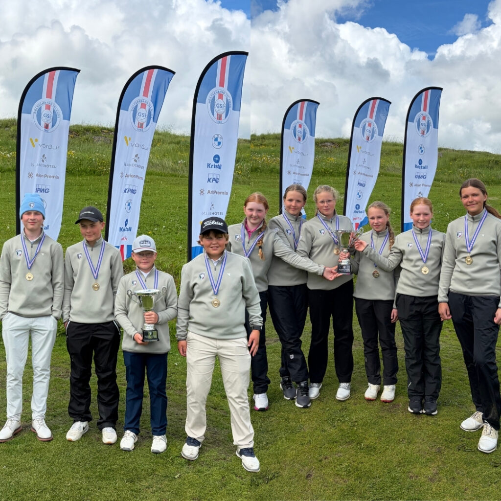 Íslandsmót golfklúbba - GKG vann tvöfalt í flokki 14 ára og yngri