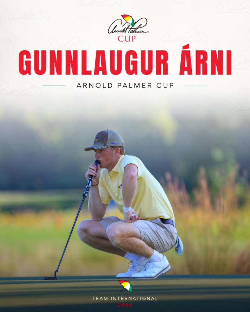 Gunnlaugur Árni hefur leik í Arnold Palmer Cup 2026