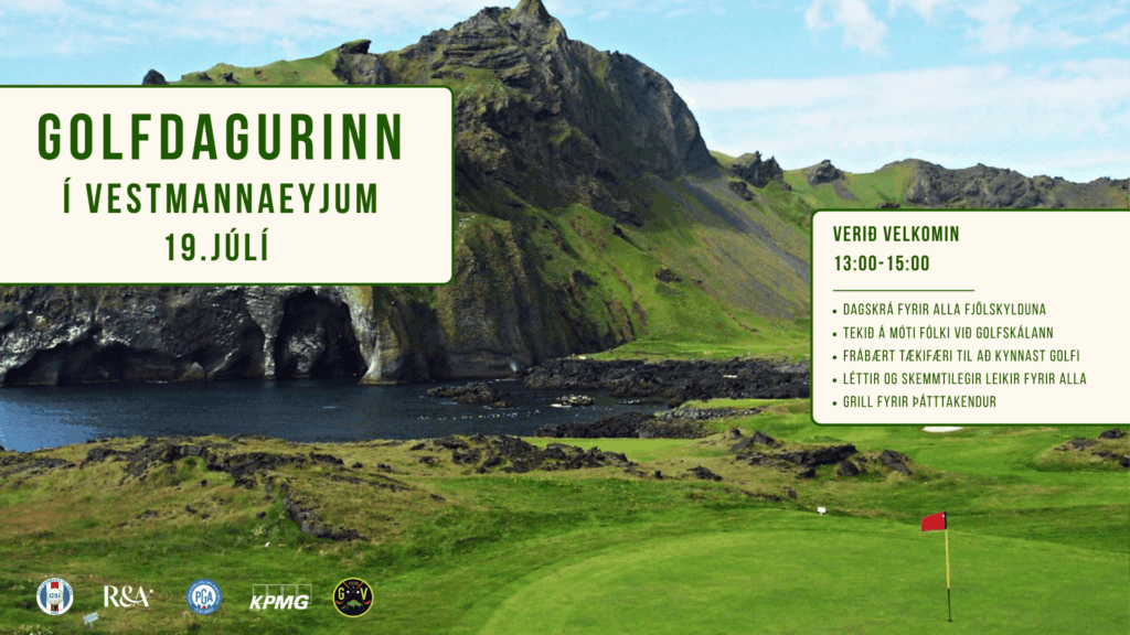 Golfdagurinn í Vestmannaeyjum fer fram sunnudaginn 19. júlí