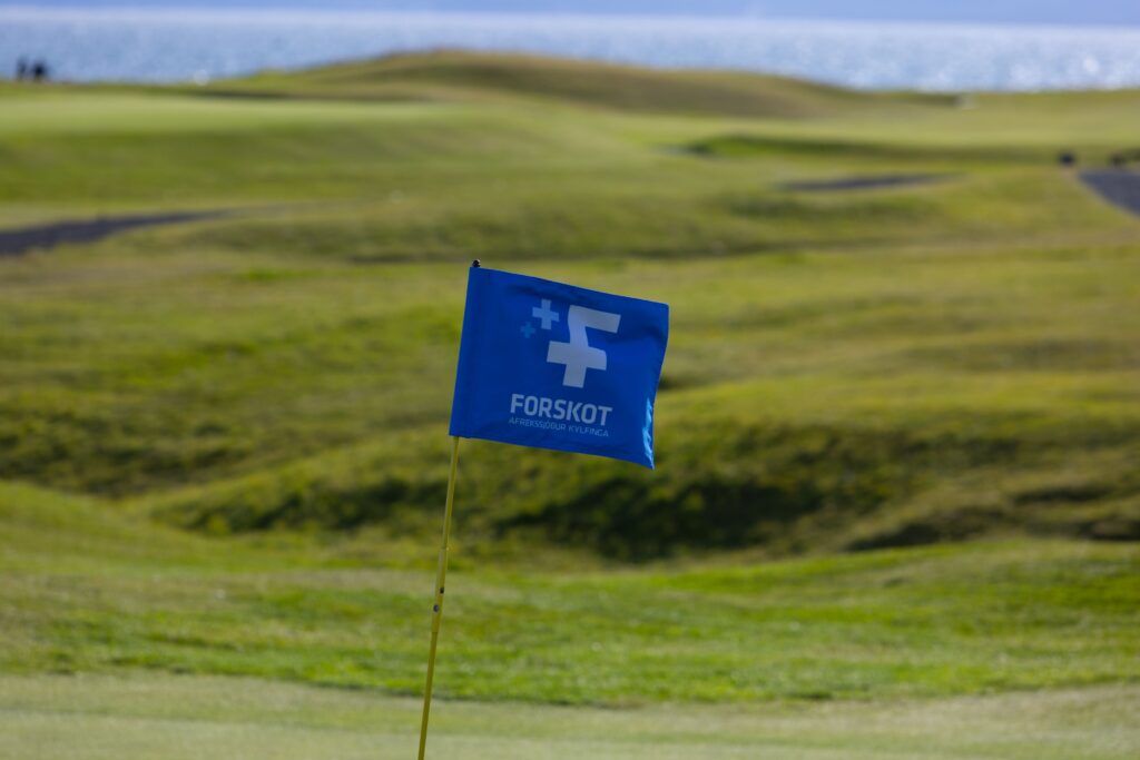 Tilþrif og skemmtun á árlegu golfmóti Forskots